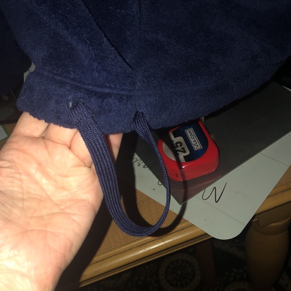 Blue Fleece Sweater with Top Zipper - Medium - Picture 6 of 10